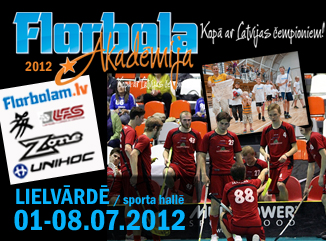 Florbola Akadēmijas nometne 2012